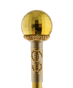 pooier wandelstok goud