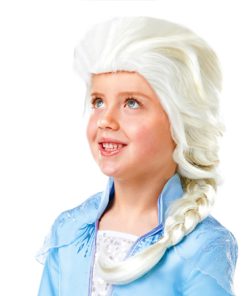 Elsa blonde vlechtenpruik