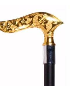 Wandelstok metaal goud luxe