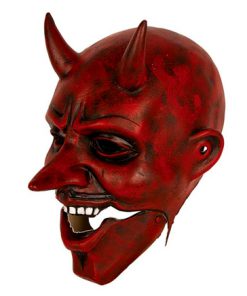 Duivel beweegbare kin masker