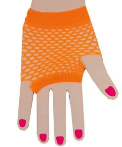 visnet handschoenen oranje