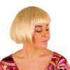 Korte carree blonde pruik charleston