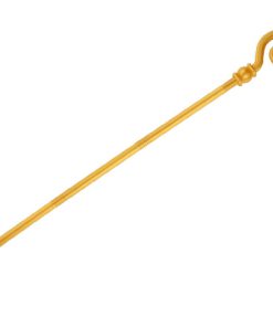 Staf goud plastic 118cm