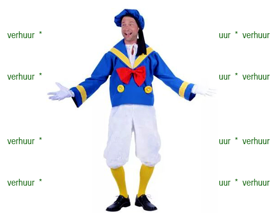 Donald duck eendenkostuum