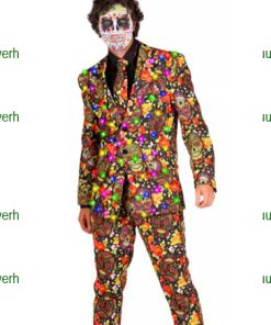 Day of the dead lichtgevend kostuum 