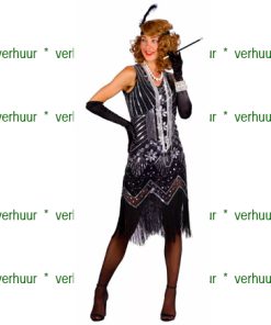 Charleston zwart zilver RUBY superluxe uitvoering