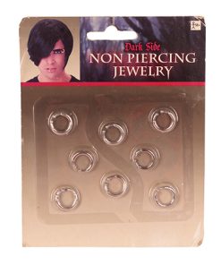 Neppiercings zilverkleurig