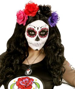 Rode glitterbloem deluxe