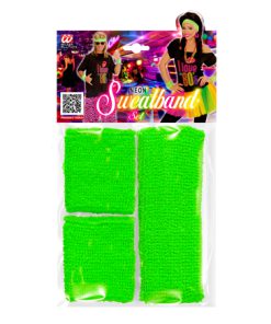 Zweetband set NEON groen