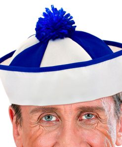 Matrozen muts blauw wit