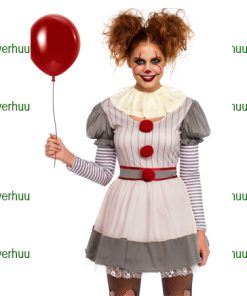 It clown jurk grijs ecru 