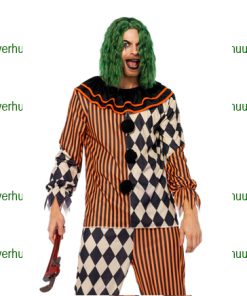 Halloween creepy clown top en broek 