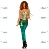 Aquaman DC jumpsuit VR groen goud