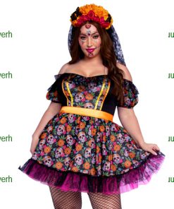 Catrina mexican skull jurk X