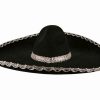 Mexicaanse sombrero zwart
