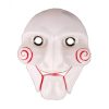 Saw masker wit met rood