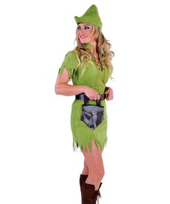 Peter pan lichtgroene jurk