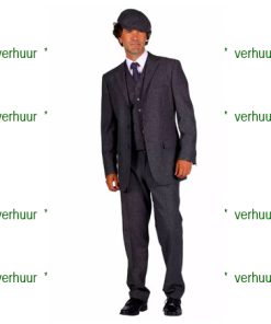 Peaky blinders kostuum en pet grijs