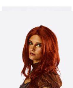 Pruik acajou zonder frou