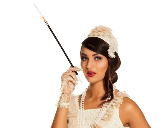 Sigarettenpijpje zwart wit