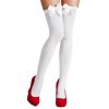 Stay up witte kous met witte strik