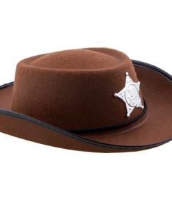Cowboy hoed kind bruin