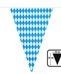 Tirol versiering vlag wit blauw