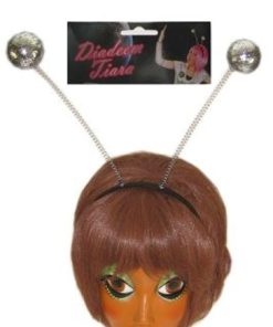 Diadeem zilveren bollen 