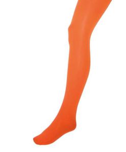 Fluo kousenbroek one size Fluooranje