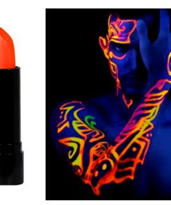 Neon lippenstift fluo oranje
