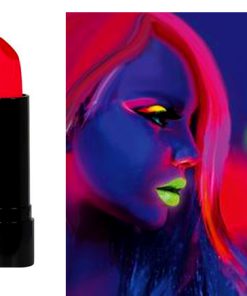 Neon lippenstift fluo roze