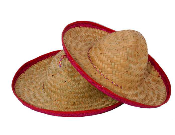 Sombrero rode afranding