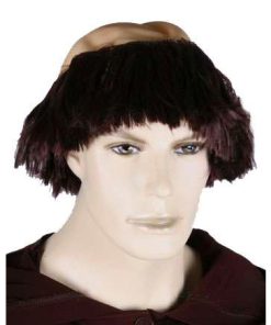 Bruine paterskop kaalkop met haar 