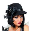 20s Charleston hoed met bloem