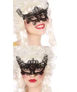 Venetiaans oogmasker zwart fijn en zacht