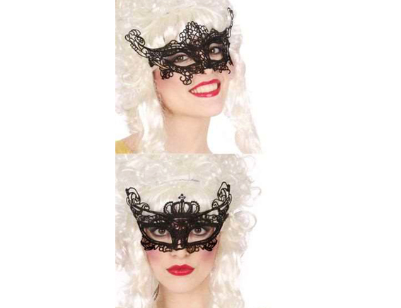 Venetiaans oogmasker zwart fijn en zacht