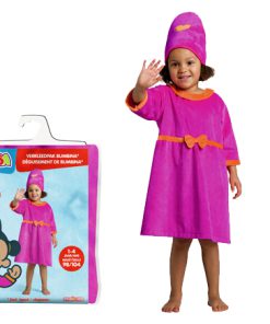 Bumbina 1-4jaar kleedje roze