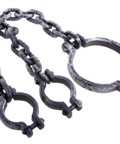 Ketting ketens gevangene rond hals en handen