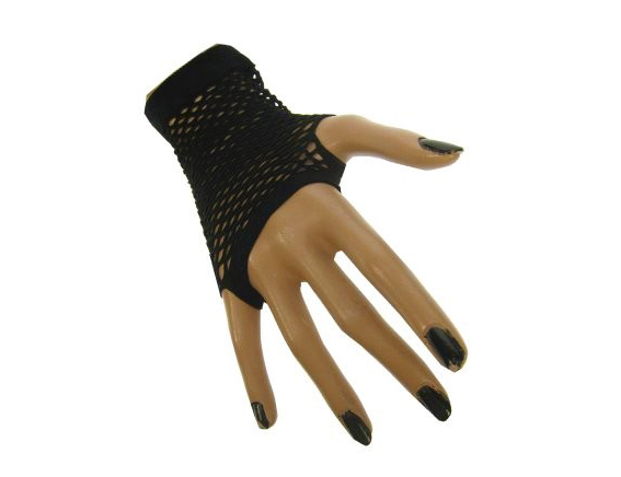 Zwarte nethandschoen madonna