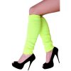 Beenwarmers fluo geel neon