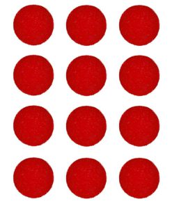 Mousse clownsneus zacht rood  PER STUK