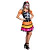 Skeleton queen dress 14-16 jaar dotd oranje