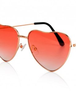 Hartjes bril festival rood