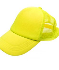 Fluo pet geel effen