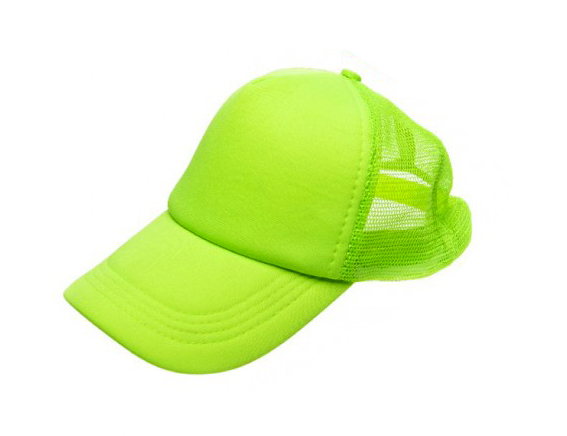 Fluo pet groen effen