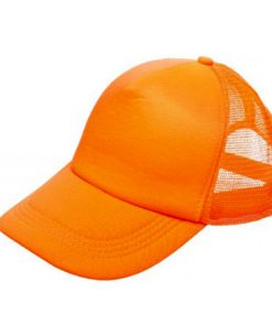 Fluo pet oranje effen