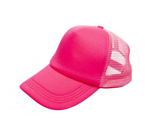 Fluo pet roze effen
