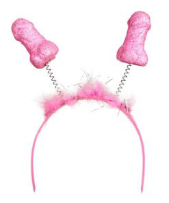 Diadeem roze piemels