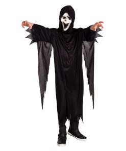 scream kleed kind zwart met masker