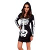 Skeleton queen dress 14-16 jaar